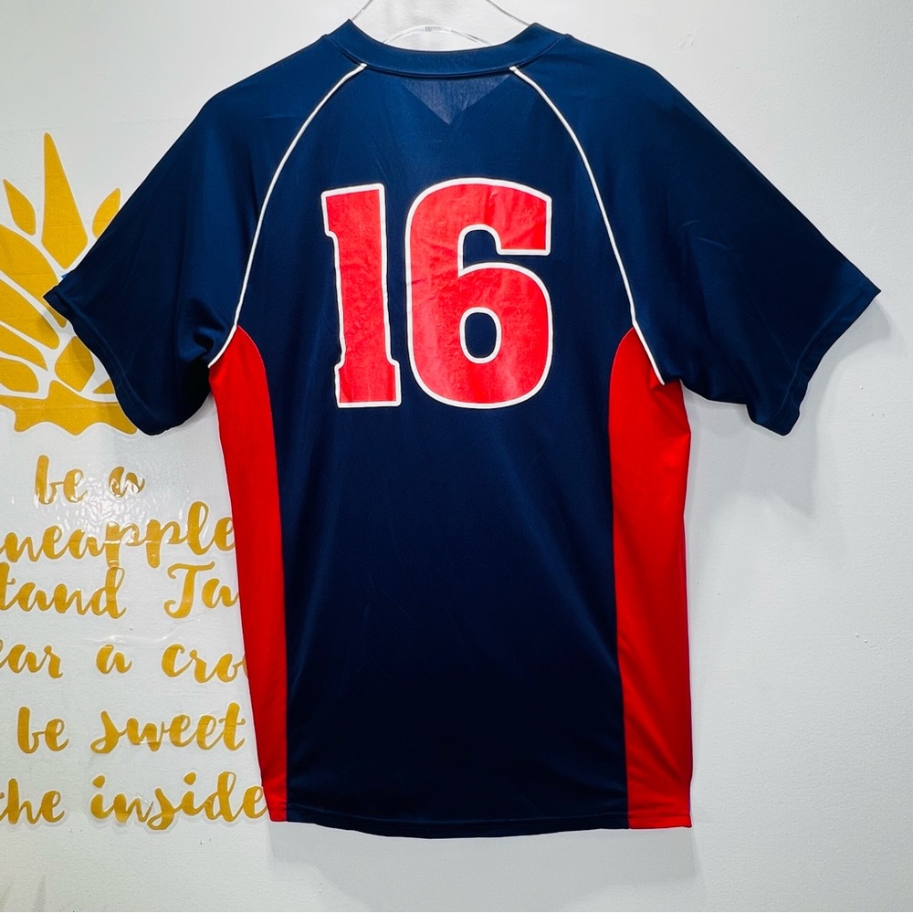 ATLANTA BRAVES #16 Classic Screaming Indian Logo Baseball Shirt Size Med… - Picture 10 of 14